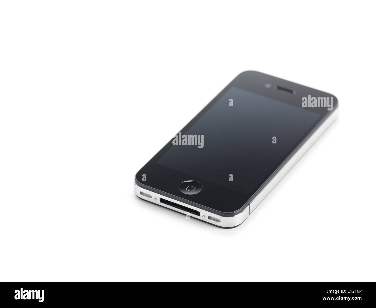 Apple iPhone 4 smartphone isolati su sfondo bianco Foto Stock