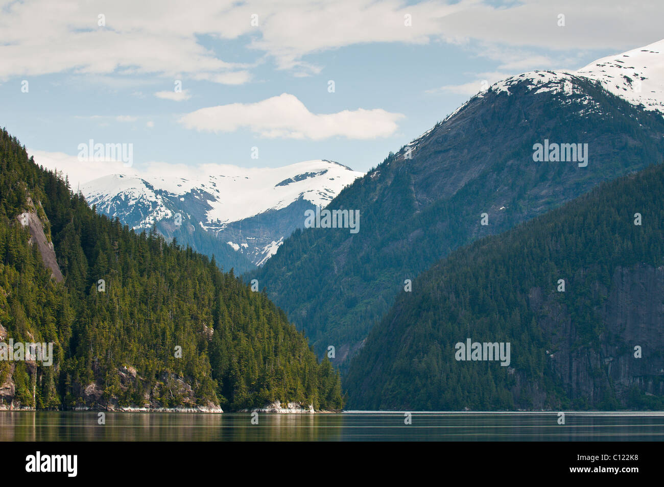 L'Alaska. Walker Cove area di Misty Fjords National Monument Wilderness Area, a sud-est di Alaska. Foto Stock