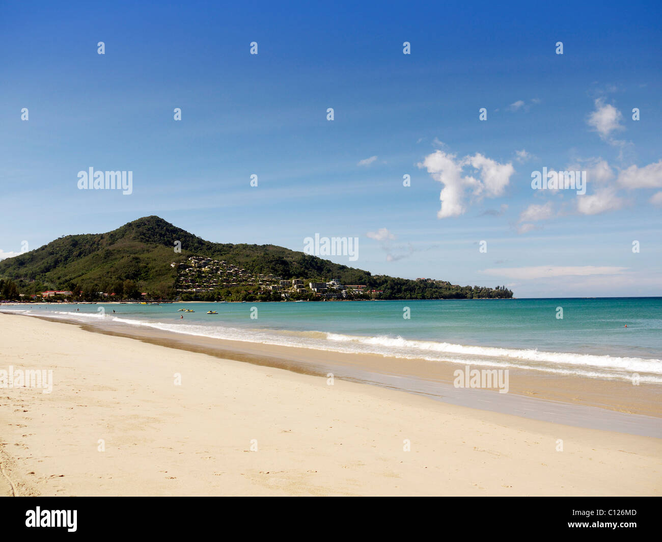 Spiaggia di Hat Kamala, Phuket, sul Mare delle Andamane, Thailandia, Asia Foto Stock