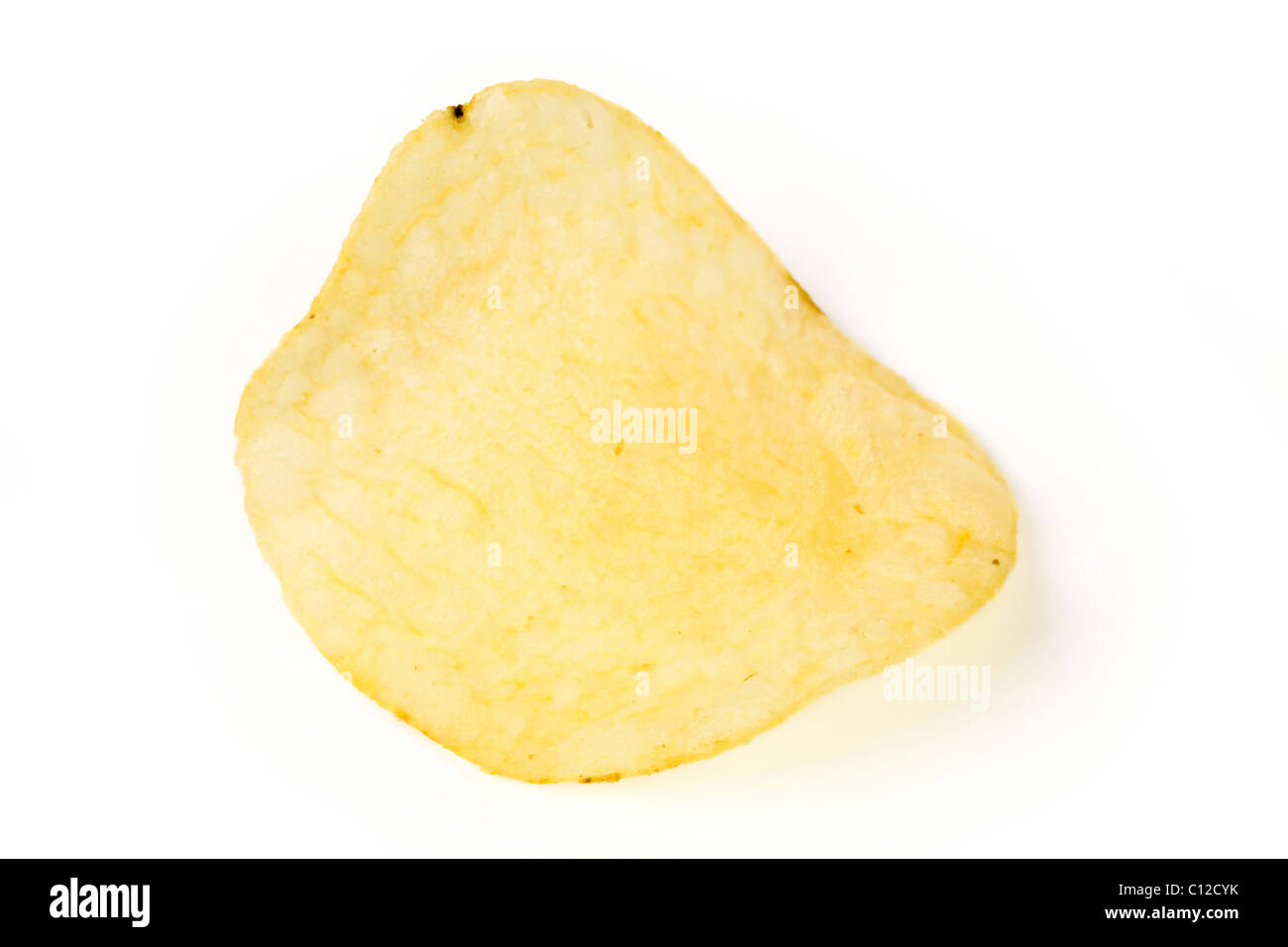 Chip di patata close up shot Foto Stock