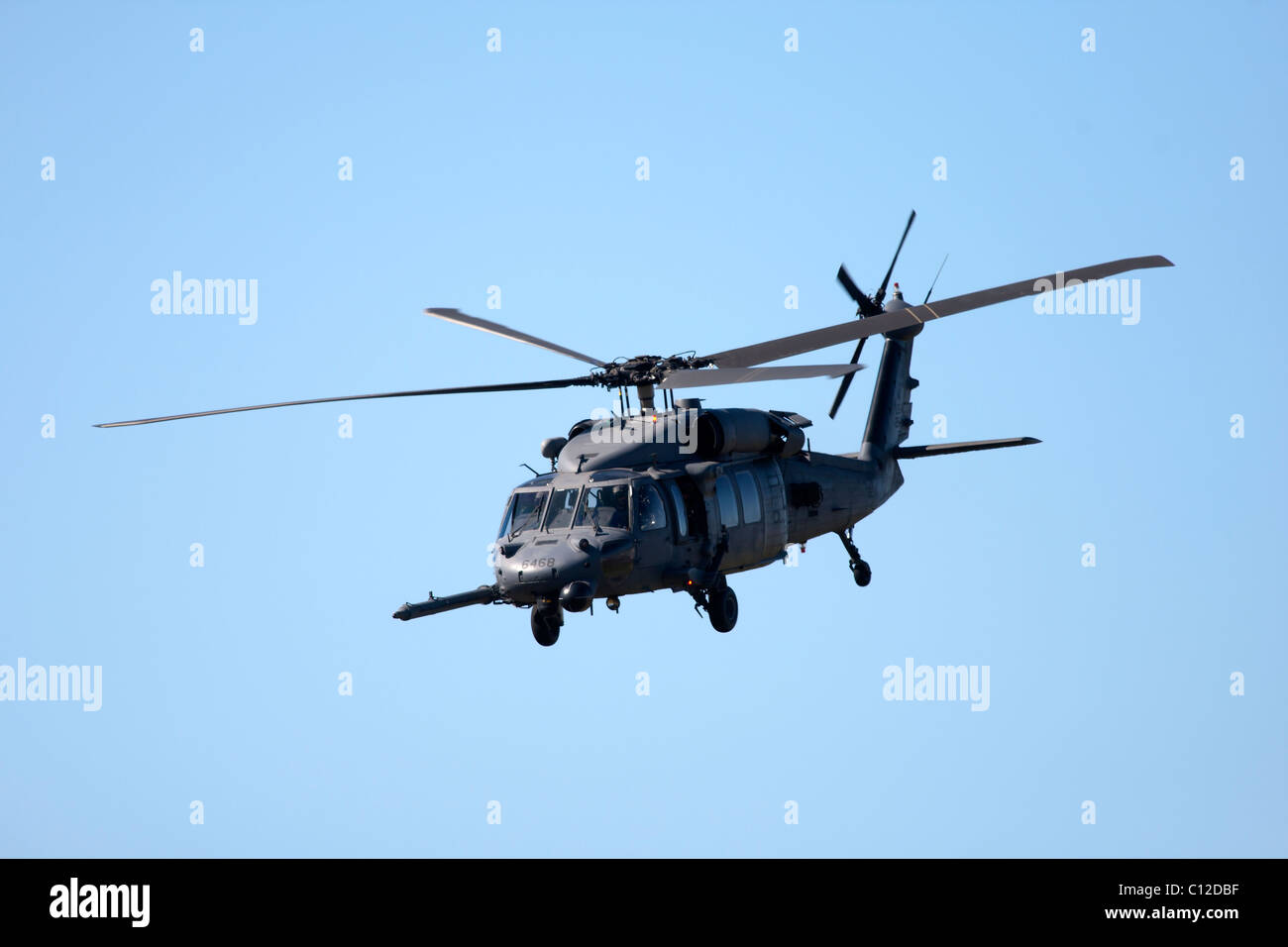 Elicottero militare a air show in Città del Capo Sud Africa Settembre 2010 Foto Stock