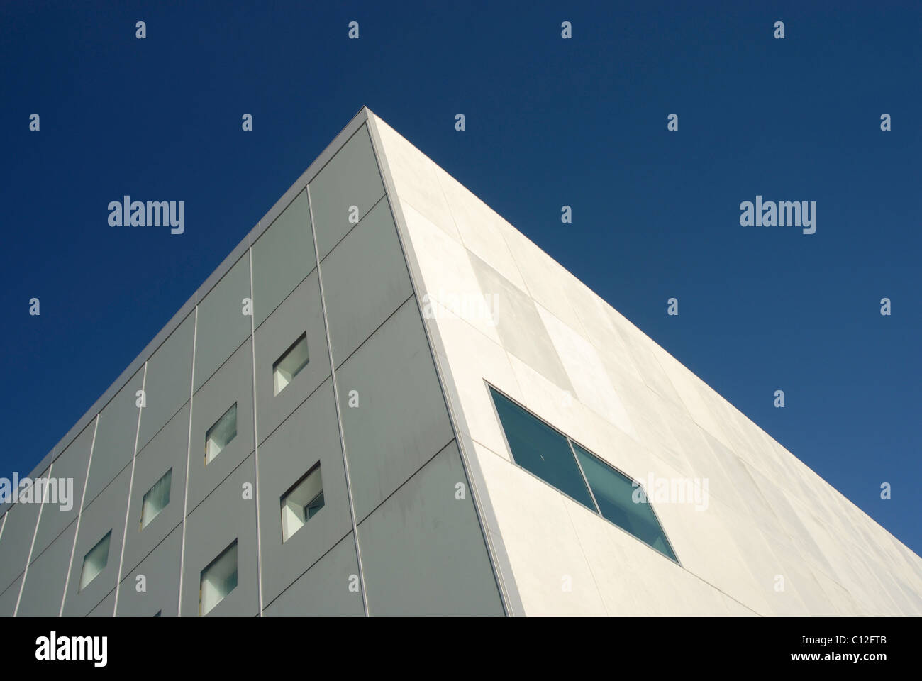 Dettaglio del 'De Kunstlinie', un teatro e Cultural Arts Center di Almere (Paesi Bassi). Foto Stock