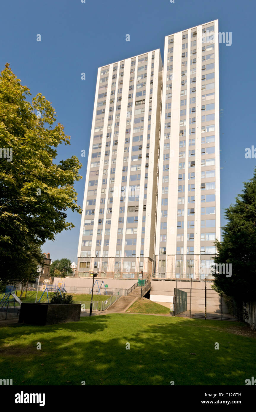 Burnham House torri, Swiss Cottage, Londra Foto Stock