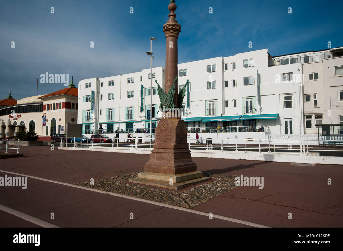 Boer War Memorial Hastings Seafront East Sussex England Foto Stock