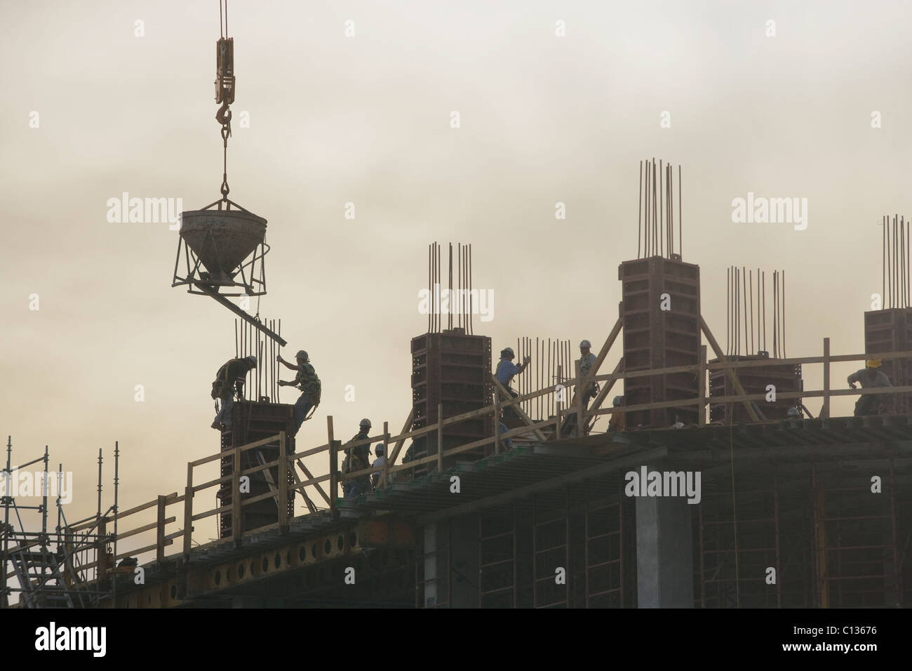 Stati Uniti, California, Los Angeles, Lake Charles, casinò in costruzione Foto Stock