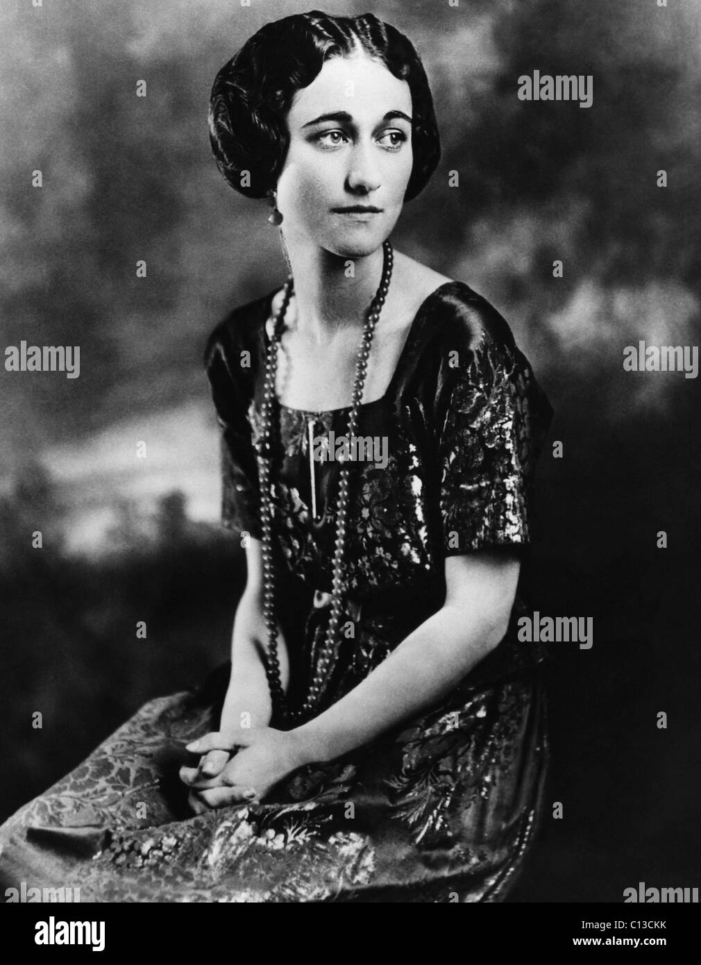 Futura Duchessa di Windsor Wallis Spencer, 1927. Foto Stock