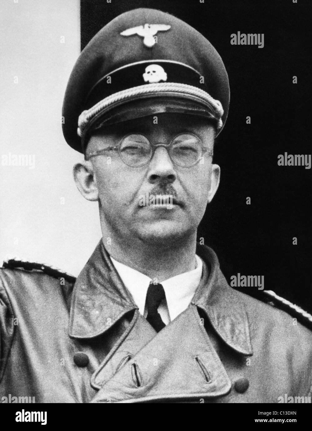 Heinrich Himmler (1900-1945), leader nazista delle SS e della Gestapo, circa 1940s. Foto Stock