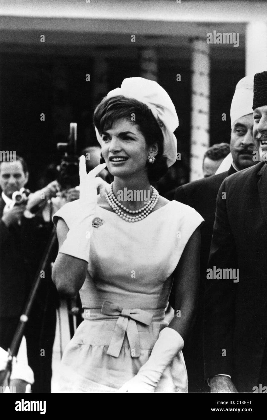 JACQUELINE KENNEDY VIAGGIO asiatici, Jacqueline Kennedy, 1962. Foto Stock