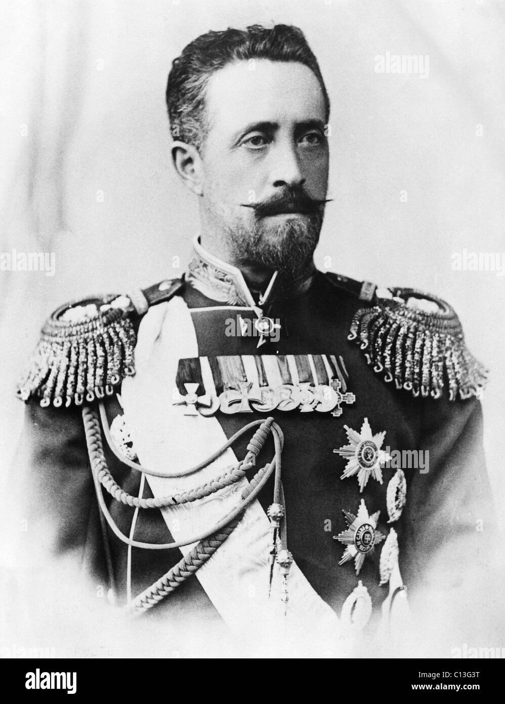 Il Granduca Nicholas Nikolaevich della Russia, Antibes, Francia, ca. 1890s Foto Stock