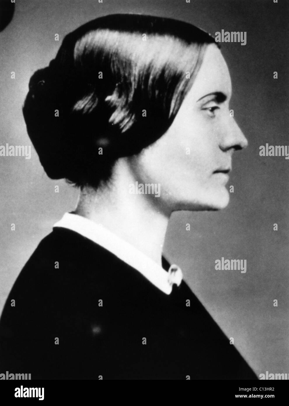 Susan B. Anthony (1820-1906), American leader dei diritti civili, circa 1860 Foto Stock