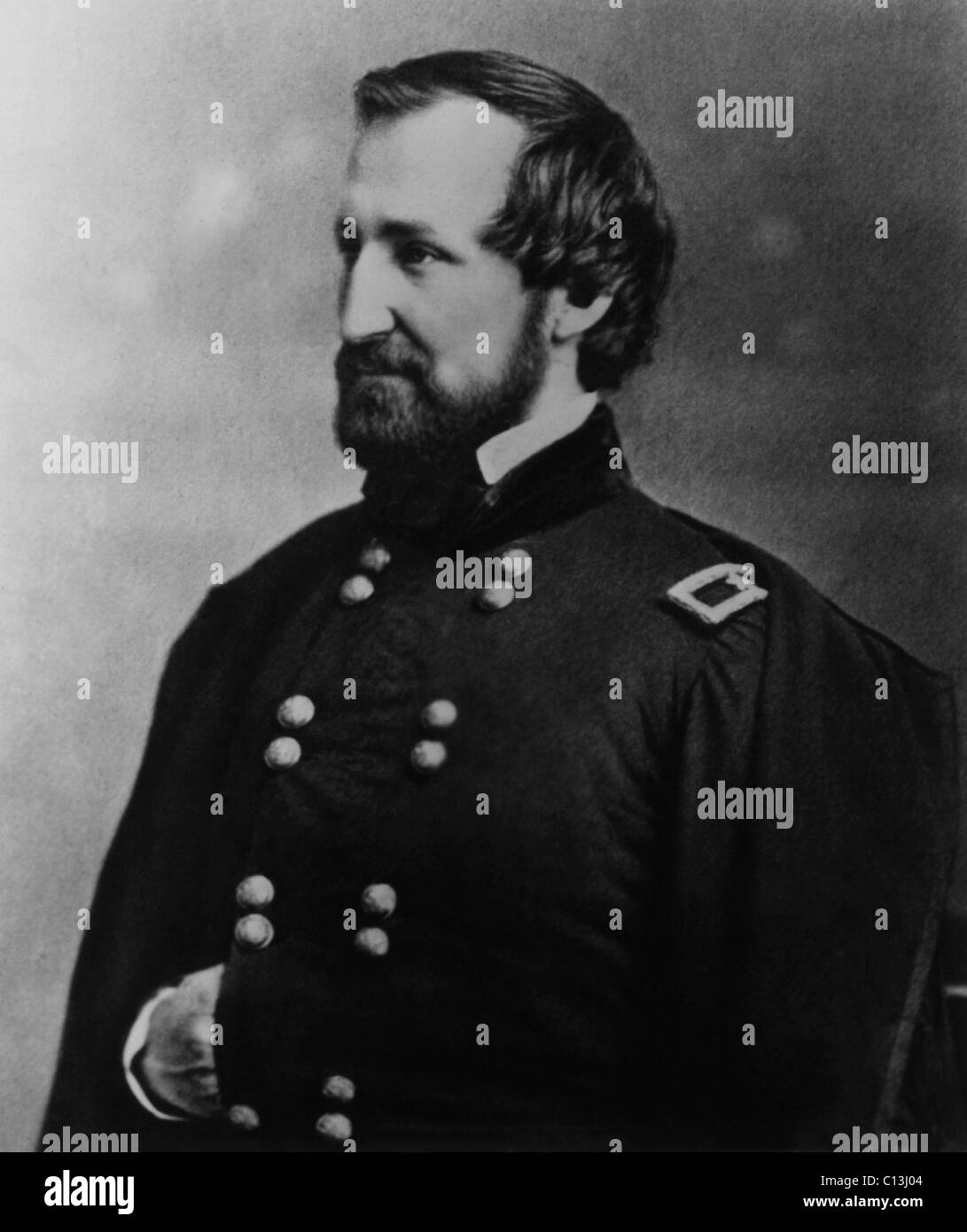 William Rosecrans (1819-1898), U.S. Generale dell esercito per l'Unione nella guerra civile, circa 1860s. Foto Stock