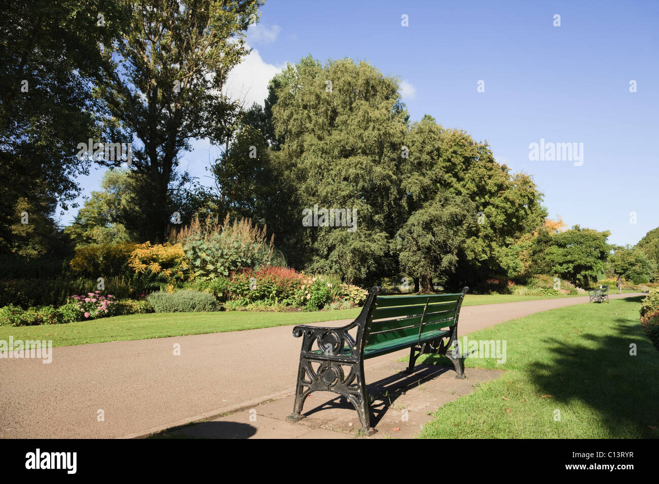 Cardiff Caerdydd), Glamorgan, South Wales, Regno Unito. Bute Park, uno dei tanti verdi spazi di respirazione in città Foto Stock