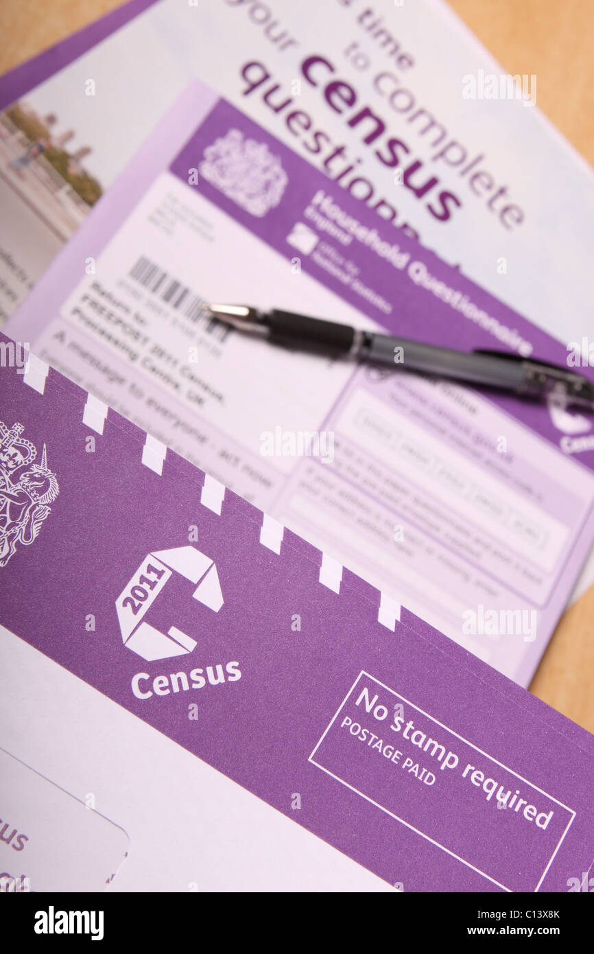 Censimento 2011 Foto Stock