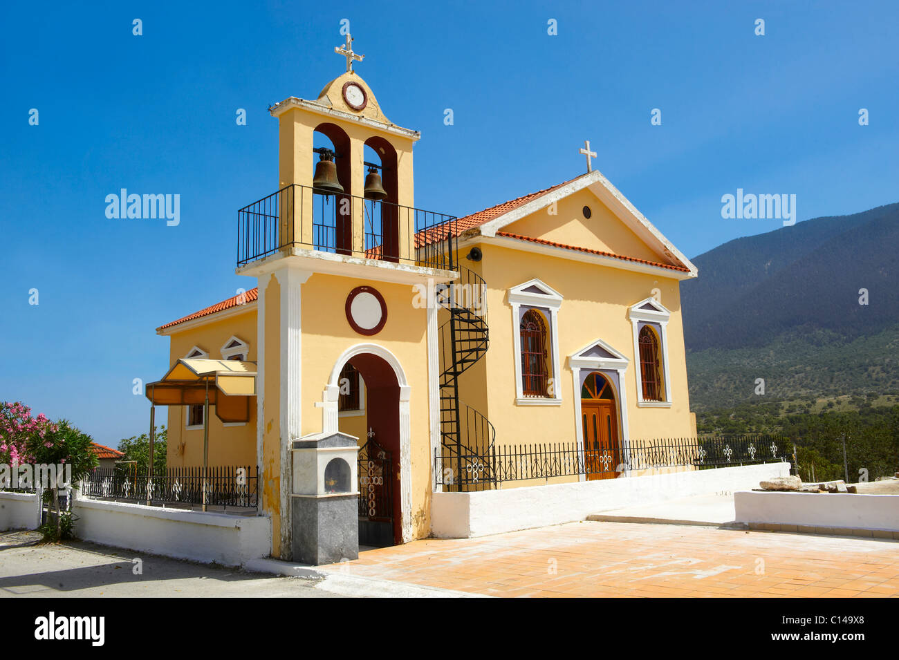 Neo classica chiese ortodosse. Cefallonia, Isole Ionie, Grecia. Foto Stock