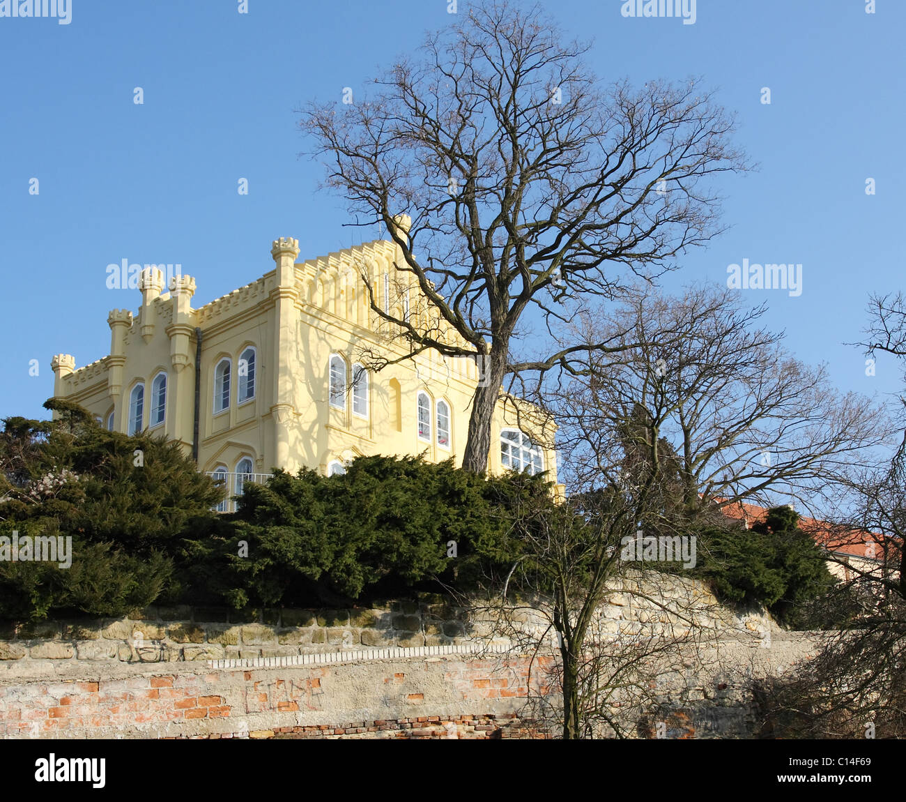 City Park in Melnik Foto Stock