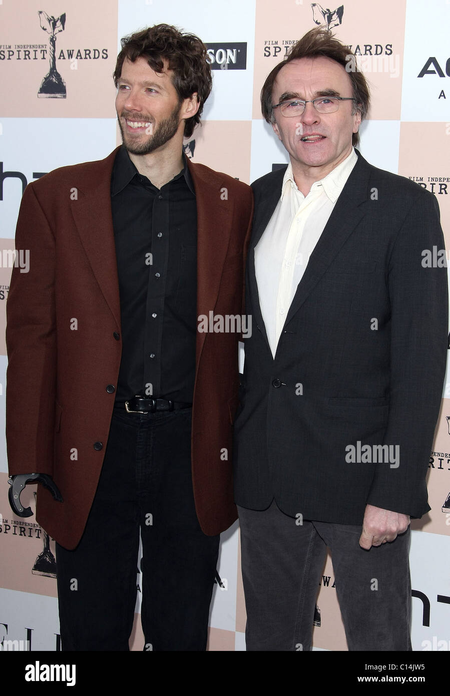 ARON RALSTON Danny Boyle 2011 FILM INDEPENDENT SPIRIT AWARDS arrivi a Los Angeles California USA 26 febbraio 2011 Foto Stock