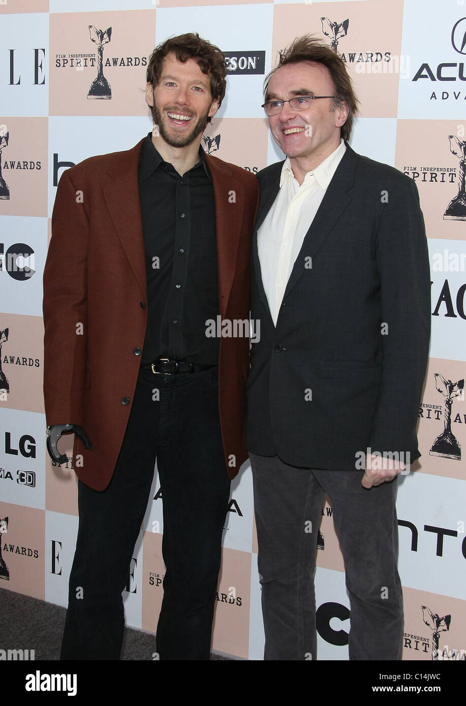 ARON RALSTON Danny Boyle 2011 FILM INDEPENDENT SPIRIT AWARDS arrivi a Los Angeles California USA 26 febbraio 2011 Foto Stock