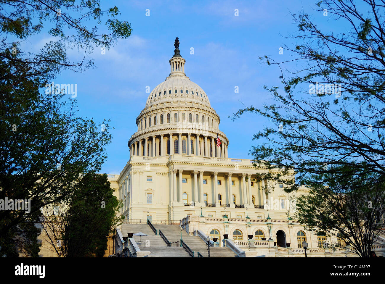 Capital Hill building in Washington DC Foto Stock