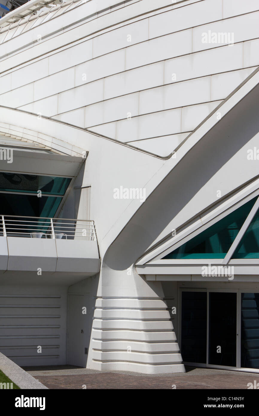 Quadracci Pavilion, progettato da Santiago Calatrava, Milwaukee Art Museum, Wisconsin, STATI UNITI D'AMERICA Foto Stock