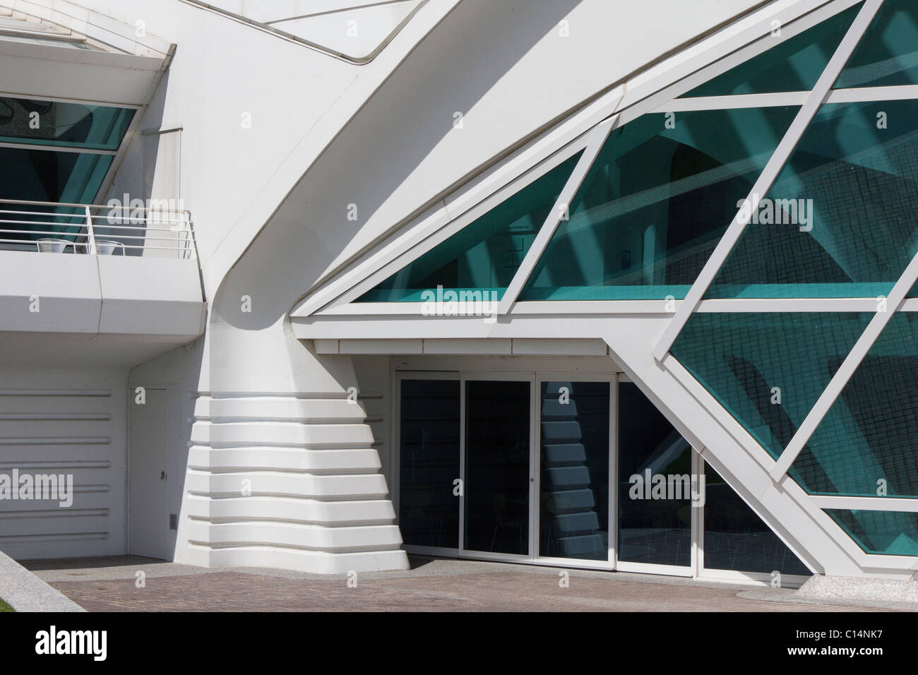 Quadracci Pavilion, progettato da Santiago Calatrava, Milwaukee Art Museum, Wisconsin, STATI UNITI D'AMERICA Foto Stock