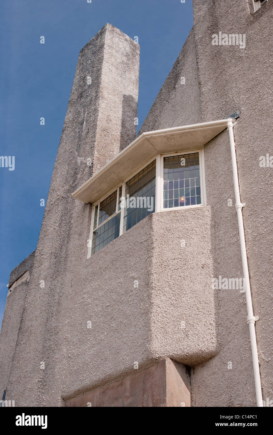 Camino vista esterna RENNIE MACKINTOSH HILL HOUSE Glasgow Scotland Regno Unito Foto Stock