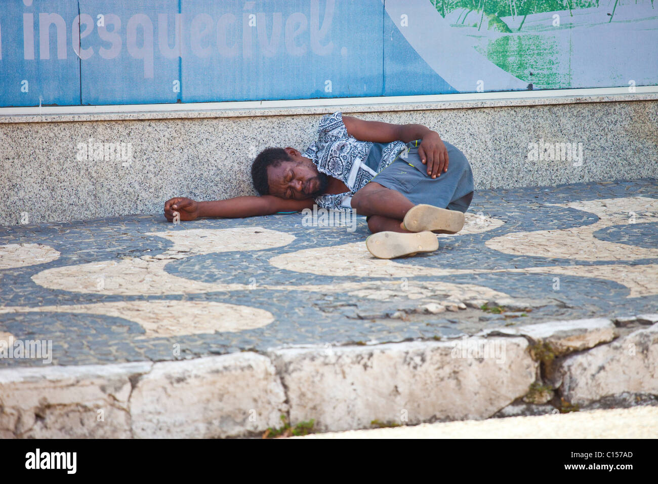 Senzatetto, Salvador, Brasile Foto Stock