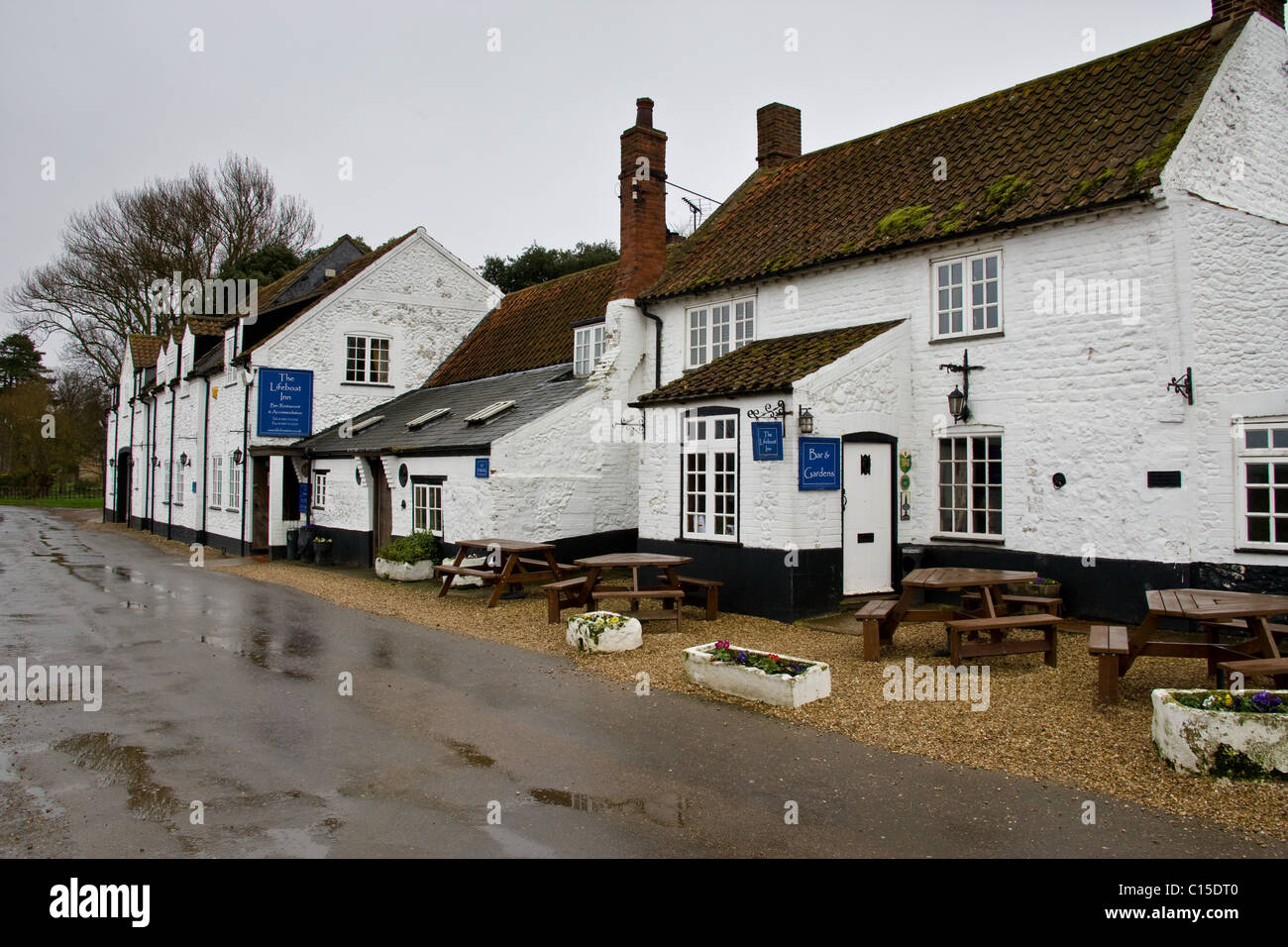 La scialuppa di salvataggio Inn at Thornham,Nord,Norfolk, Inghilterra Foto Stock