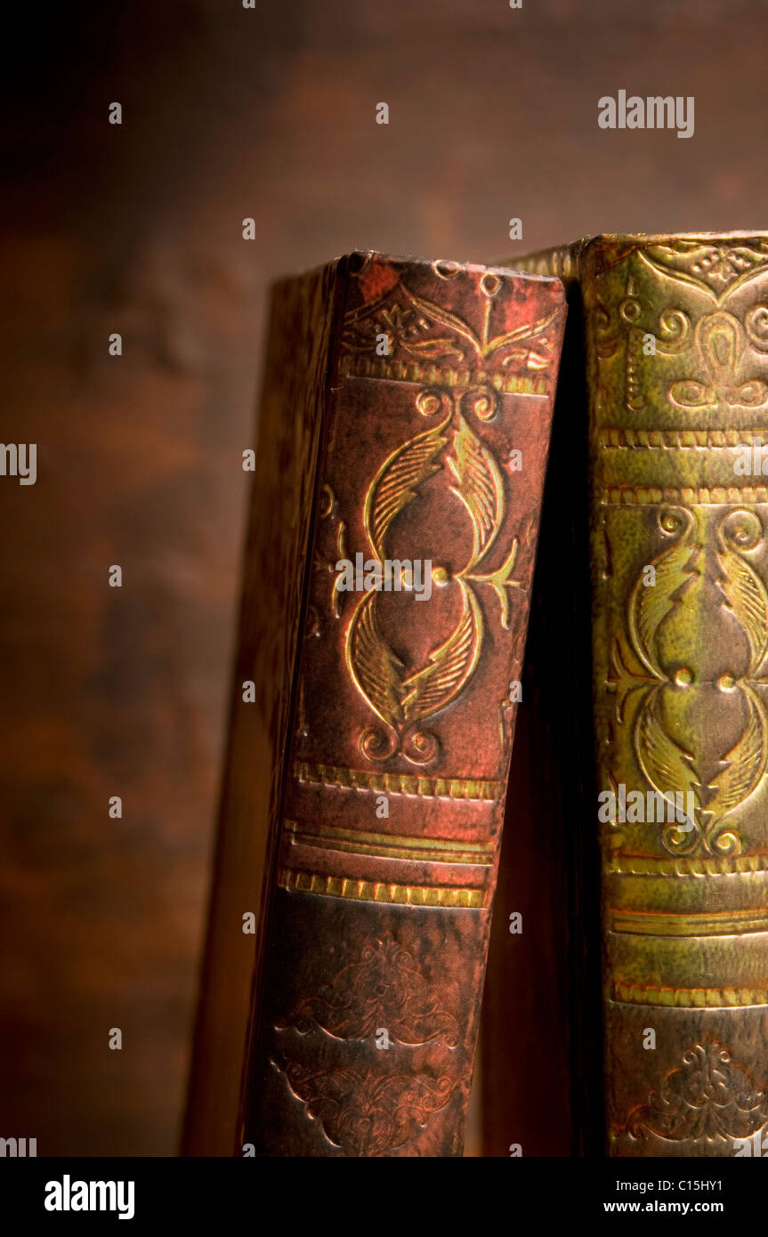 Due libri antichi Foto Stock