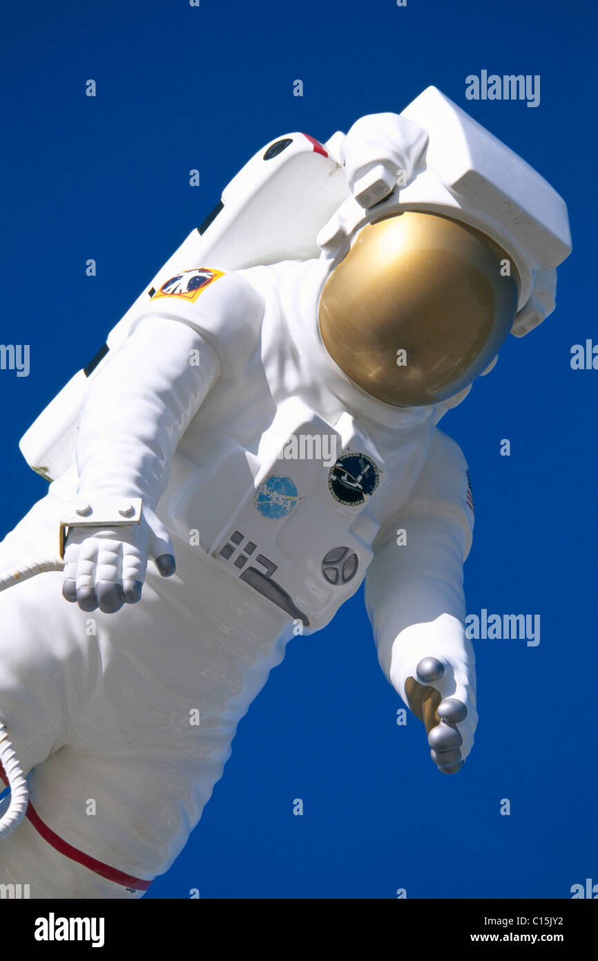Astronauta, Kennedy Space Center di Cape Canaveral, in Florida, Stati Uniti d'America Foto Stock