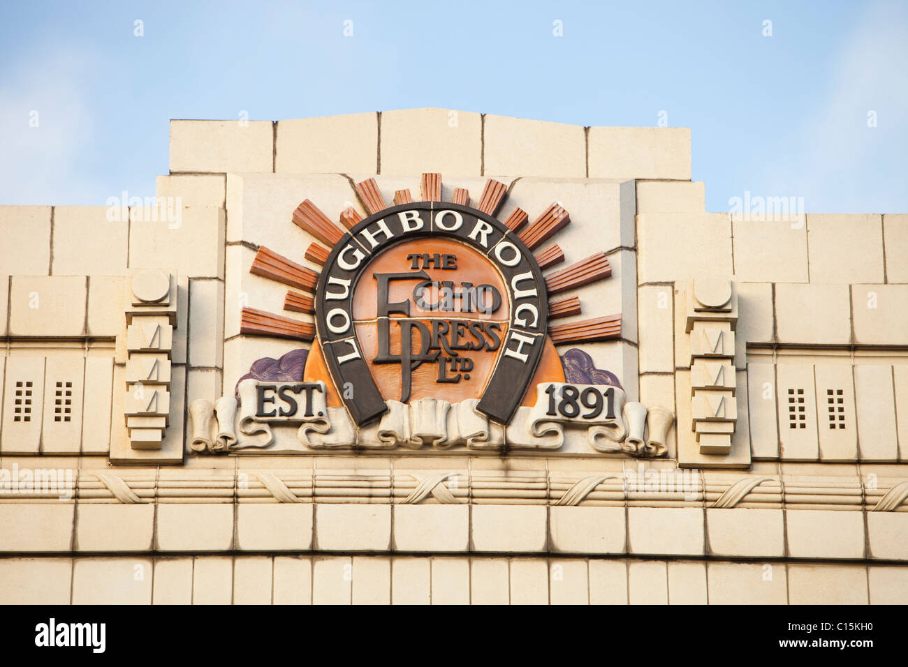La Loughborough Echo edificio in Loughborough, Leicestershire, Regno Unito. Foto Stock