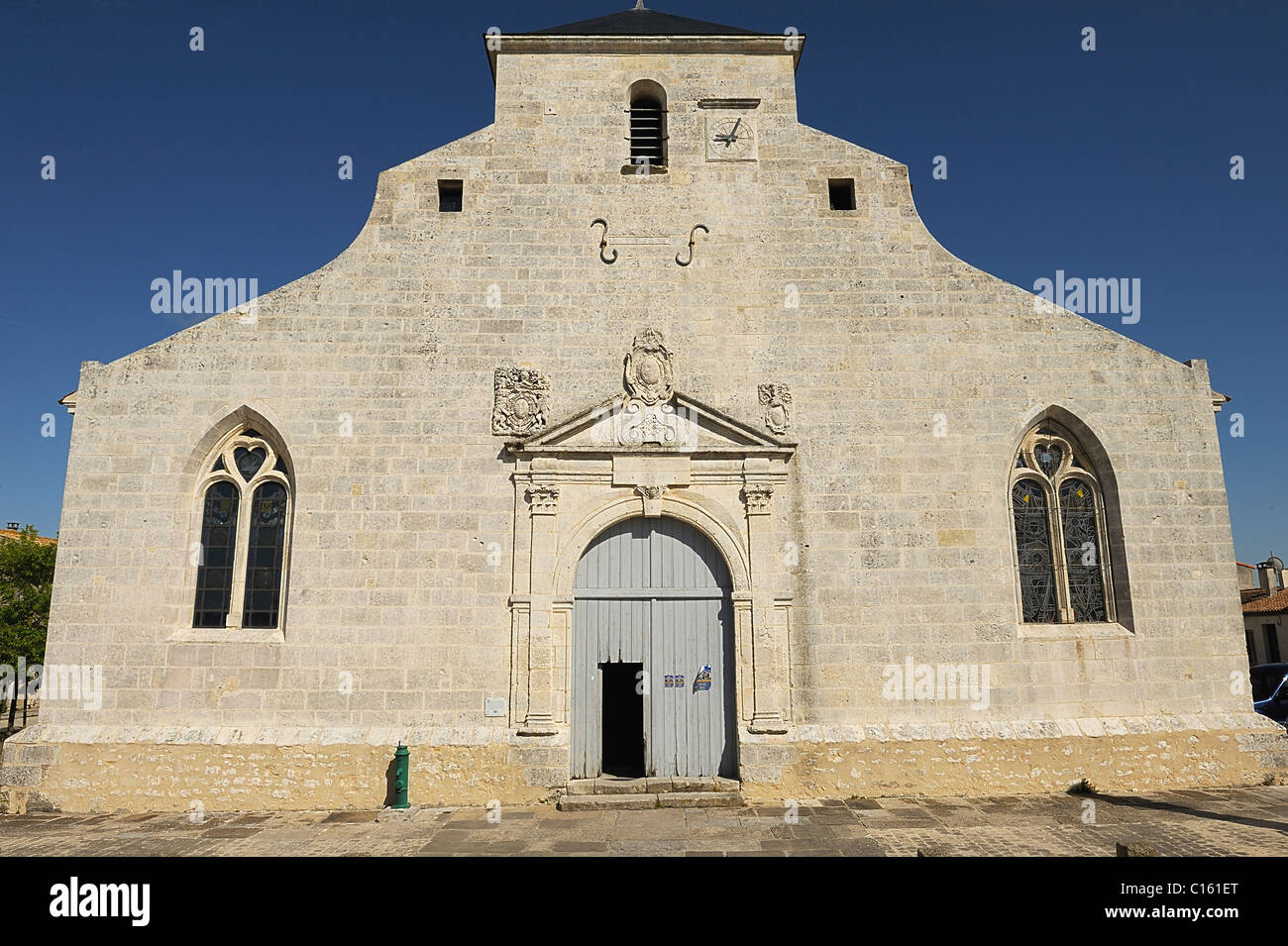 Chiesa romana di Brouage cittadella, Charente Maritime dipartimento, Francia Foto Stock