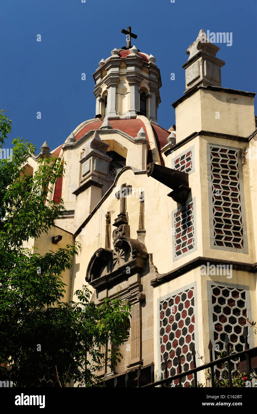 Iglisia de San Juan de Dios nel distretto di Alameda, Città del Messico, Messico Foto Stock