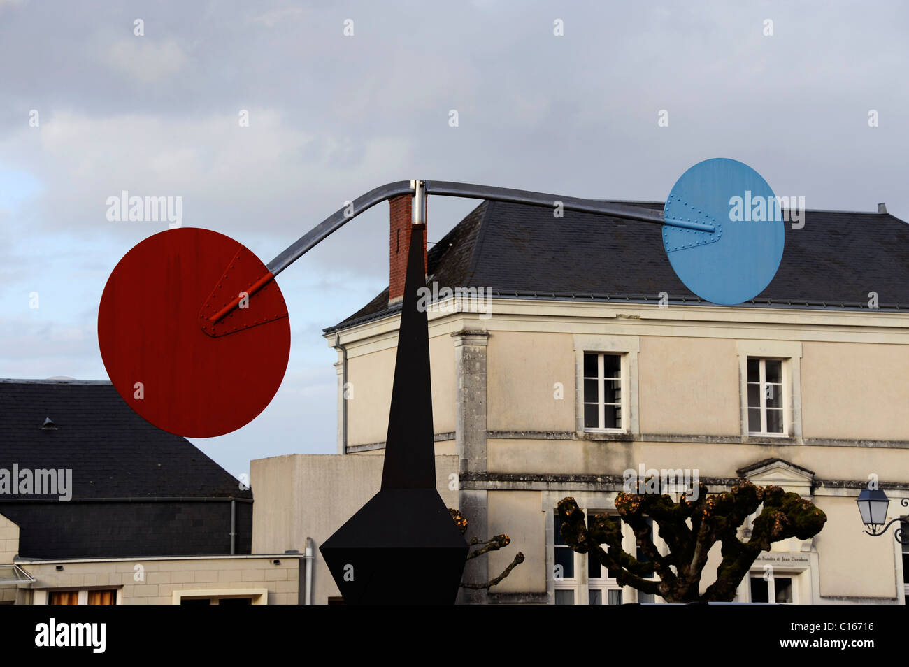 Sache,luogo Alexander Calder,Indre River Valley,della Valle della Loira,Indre-et-Loire,Francia,l'Europa Foto Stock