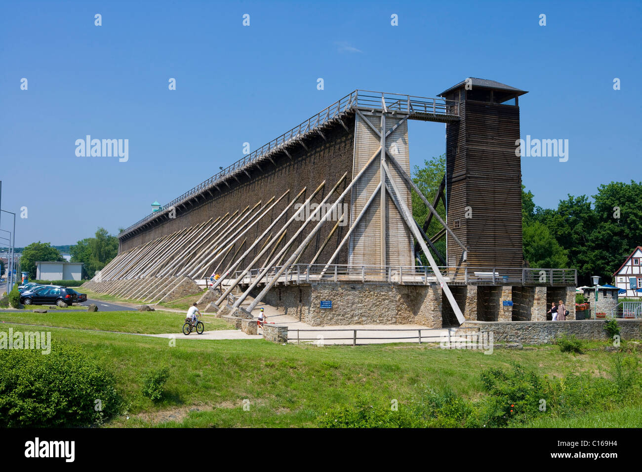 Casa di graduazione della soluzione salina di Bad Nauheim, Wetteraukreis, Hesse, Germania Foto Stock