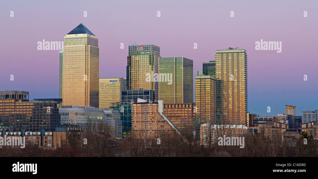 Canary Wharf - Docklands - Londra Foto Stock