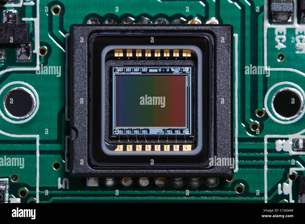 Sensore immagine CCD Foto Stock
