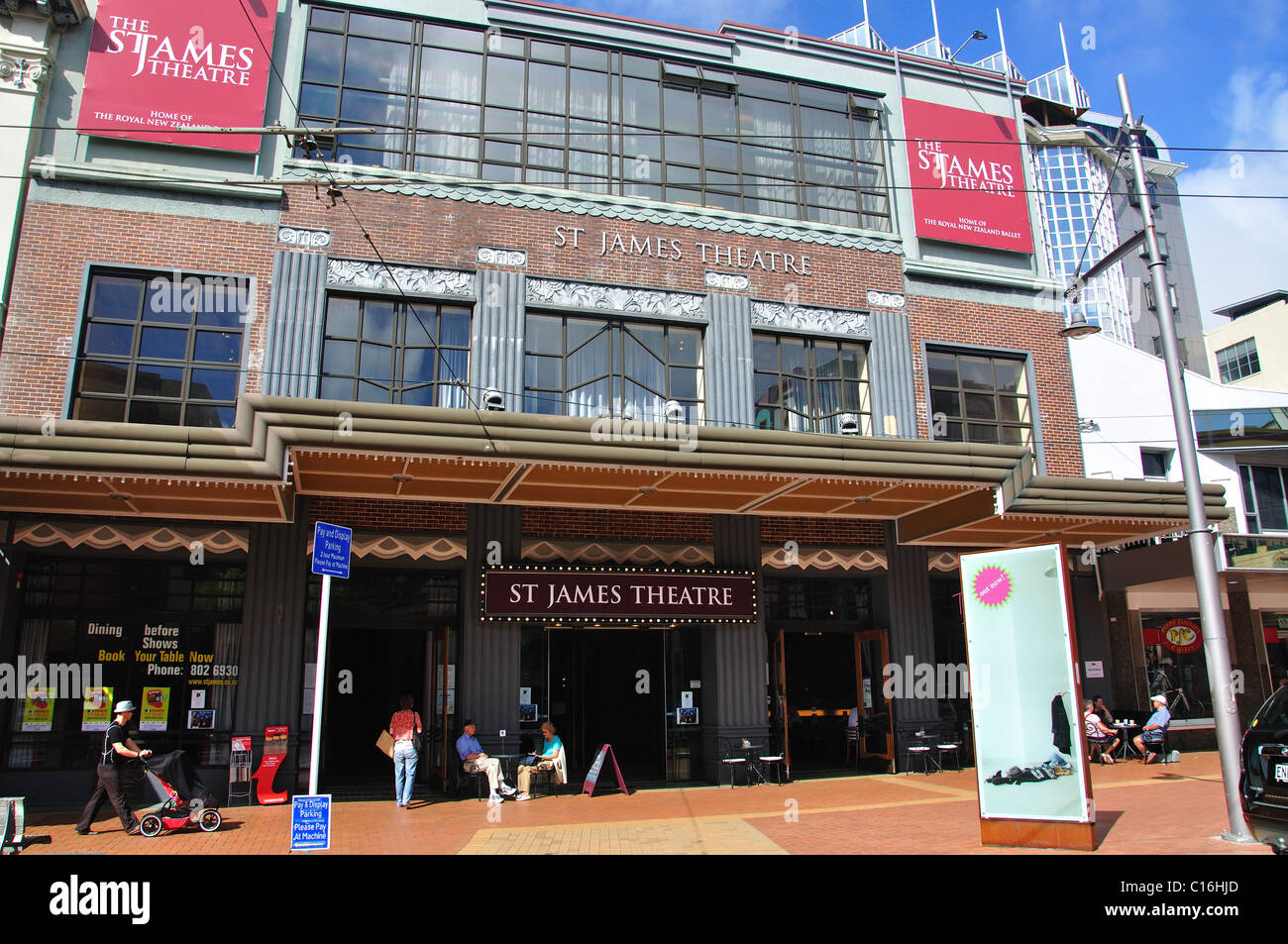 St James Theatre, Courtenay Place, Wellington, Regione di Wellington, Isola del nord, Nuova Zelanda Foto Stock