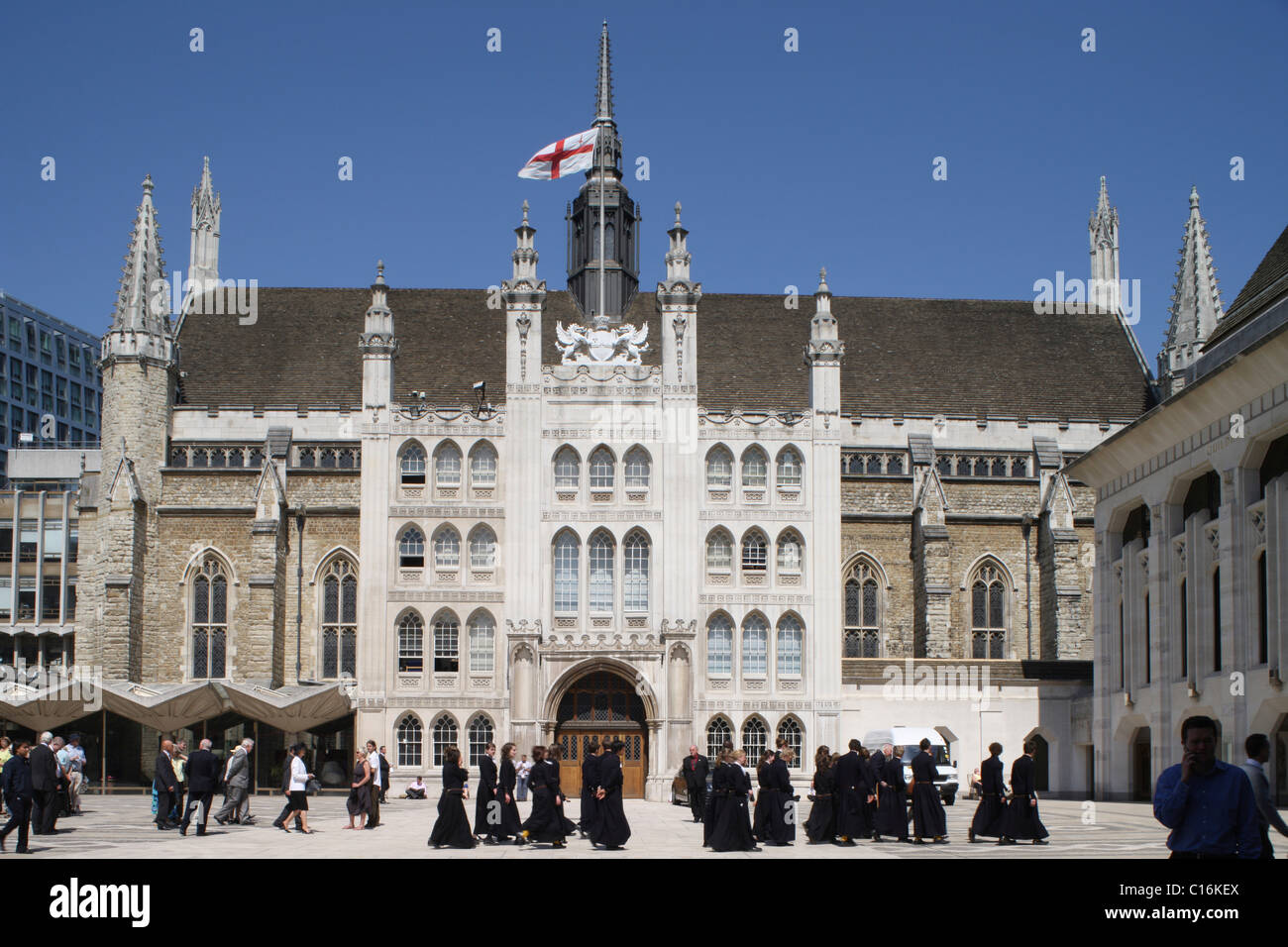 Guildhall, la Town Hall di Londra, Inghilterra, Gran Bretagna, Europa Foto Stock