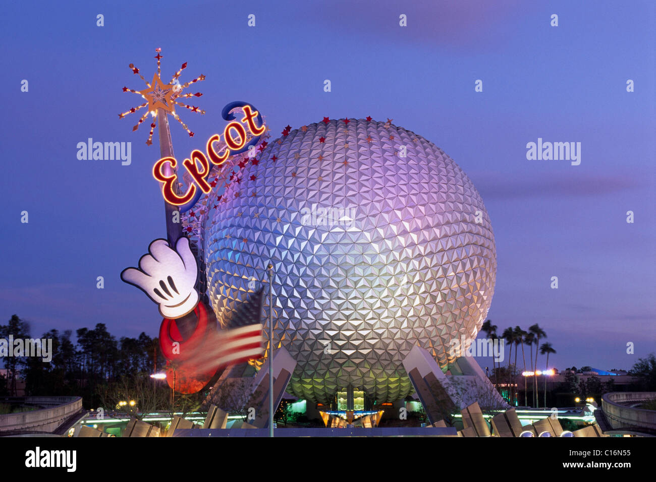 Epcot Center, Orlando, Florida, Stati Uniti d'America Foto Stock