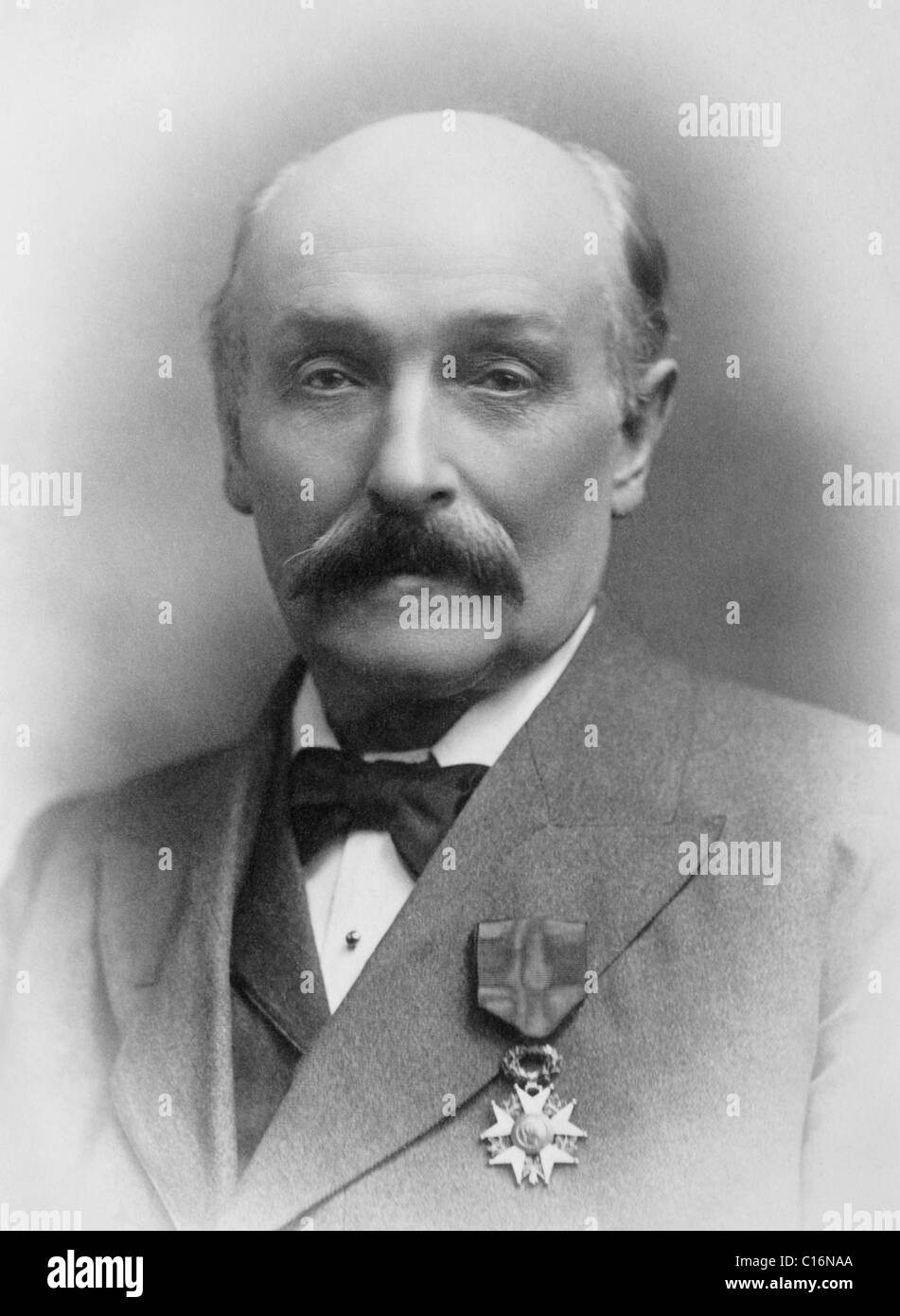 Politico inglese e pacifista di Sir William Randal Cremer (1828 - 1908) - Il vincitore del Premio Nobel per la Pace nel 1903. Foto Stock