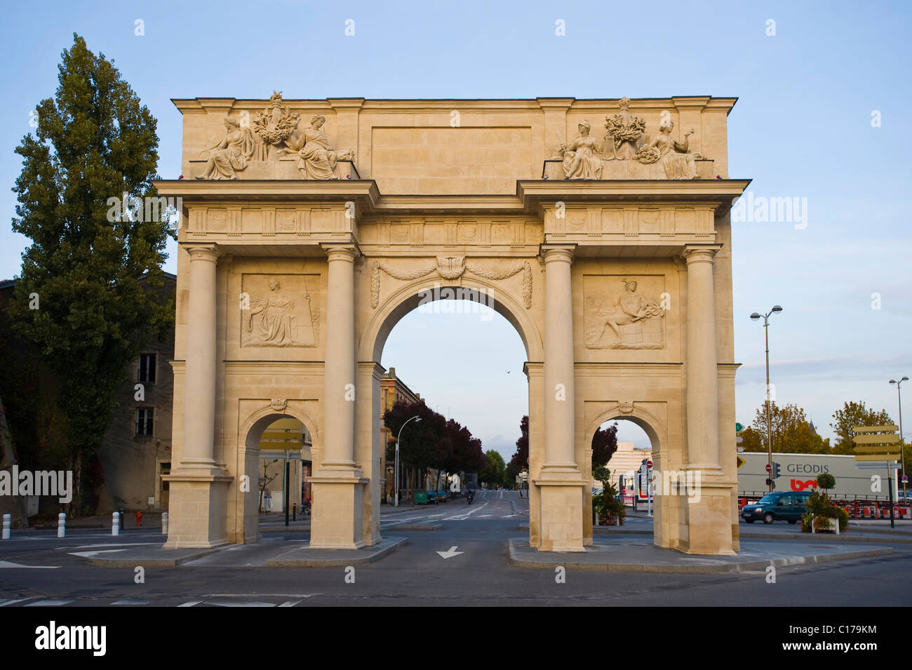 La Porta Santa Caterina in Nancy Lorraine, Francia, Europa Foto Stock