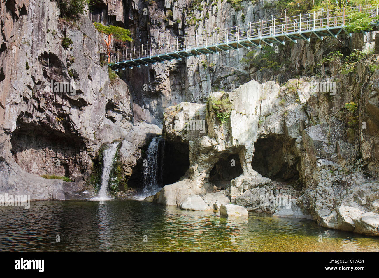 Gwaneum Falls, Bogyeongsa, Corea del Sud Foto Stock
