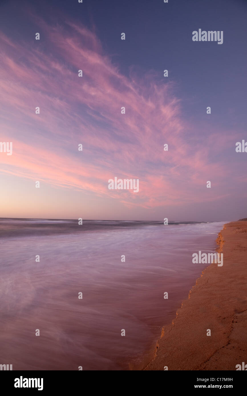 La Ninety Mile Beach, Gippsland Lakes parco costiero, Victoria, Australia (Bass Strait) Foto Stock