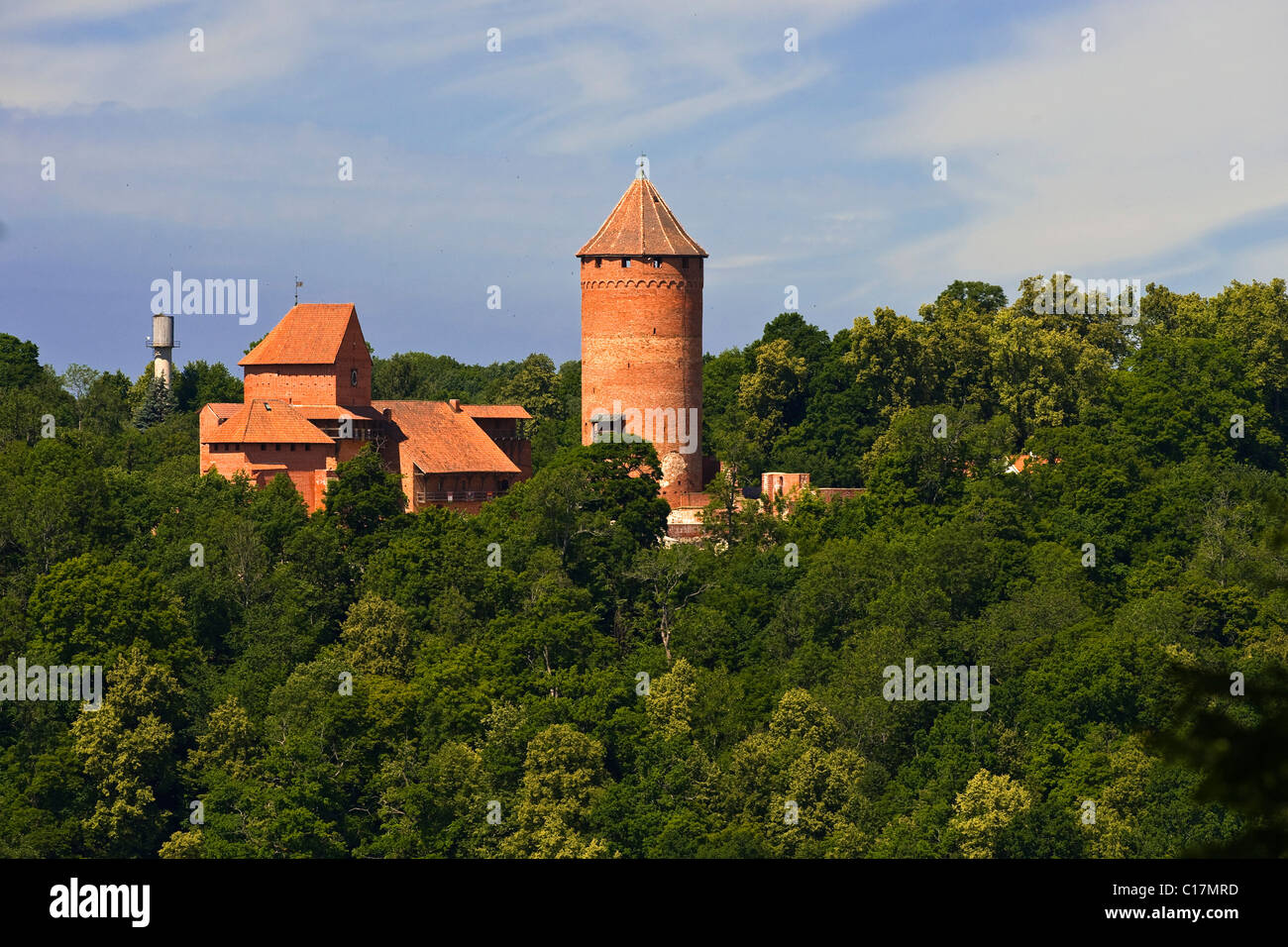 Castello Turaida, Ordensburg, Gauja National Park, Riga, Lettonia, Paesi Baltici, Europa nord-orientale Foto Stock