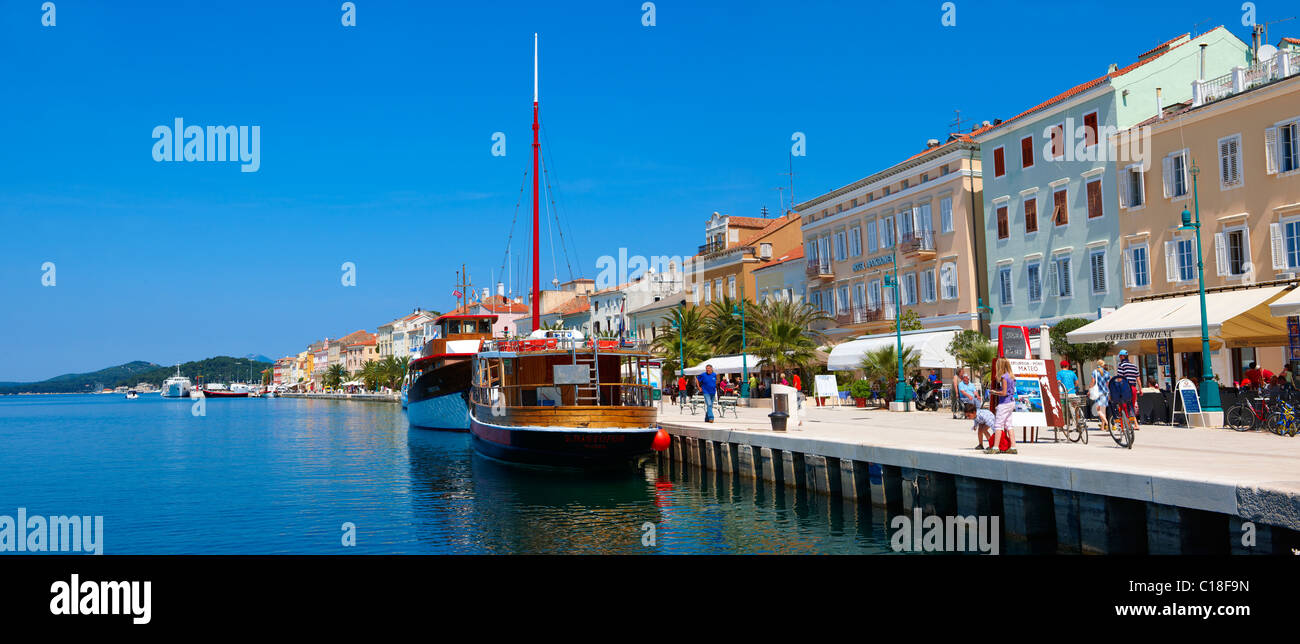 Mali Lošinj porto, Isola di Lošinj Croazia Foto Stock