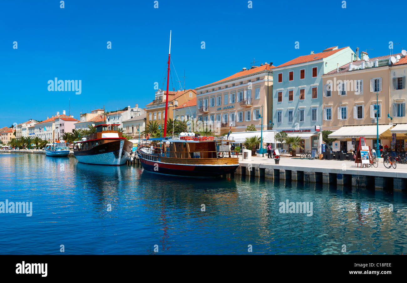 Mali Lošinj porto, Isola di Lošinj Croazia Foto Stock