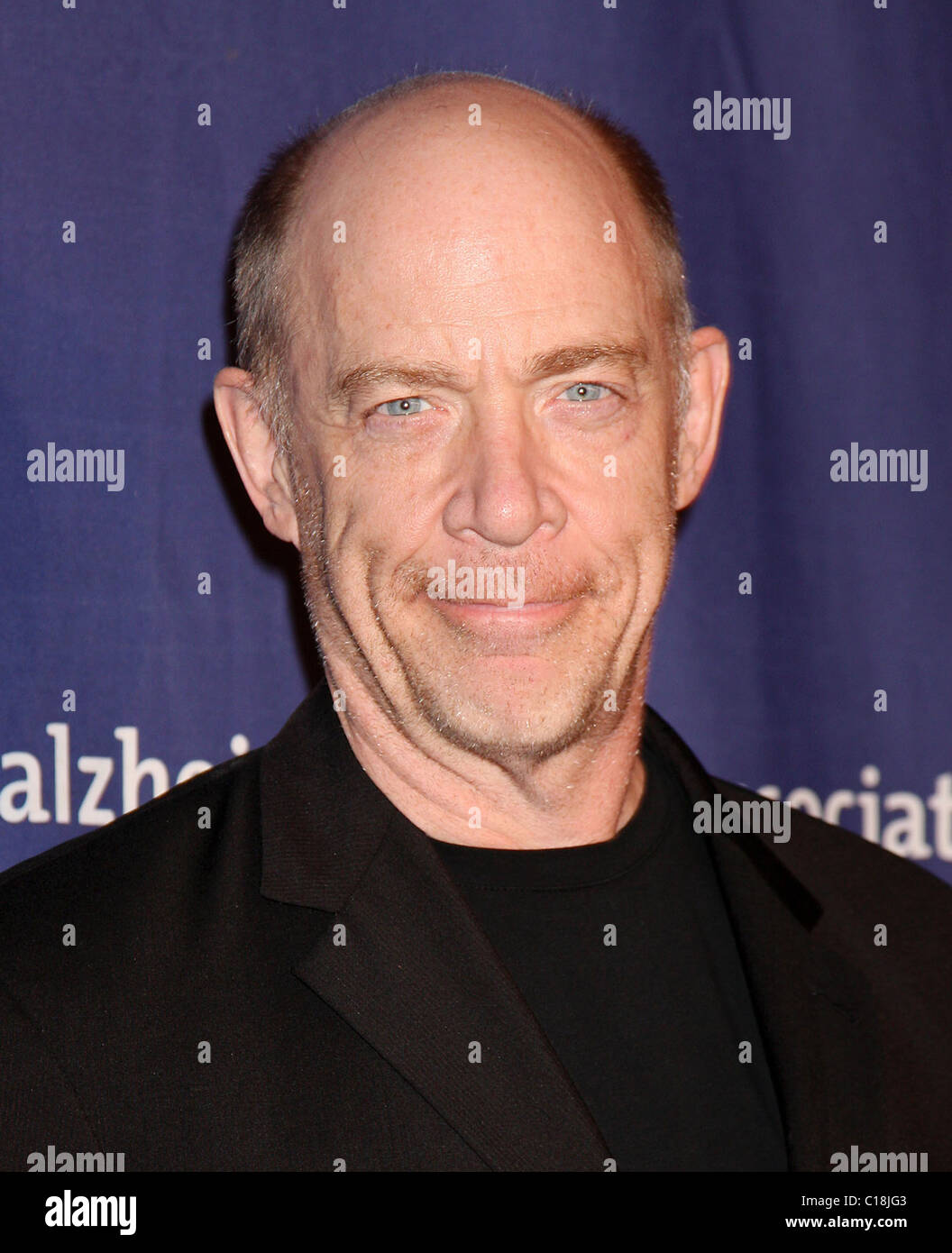 JK Simmons il morbo di Alzheimer Associazione xvii annuale "Una notte a Sardi's" tenutasi presso il Beverly Hilton Hotel di Beverly Hills, Foto Stock