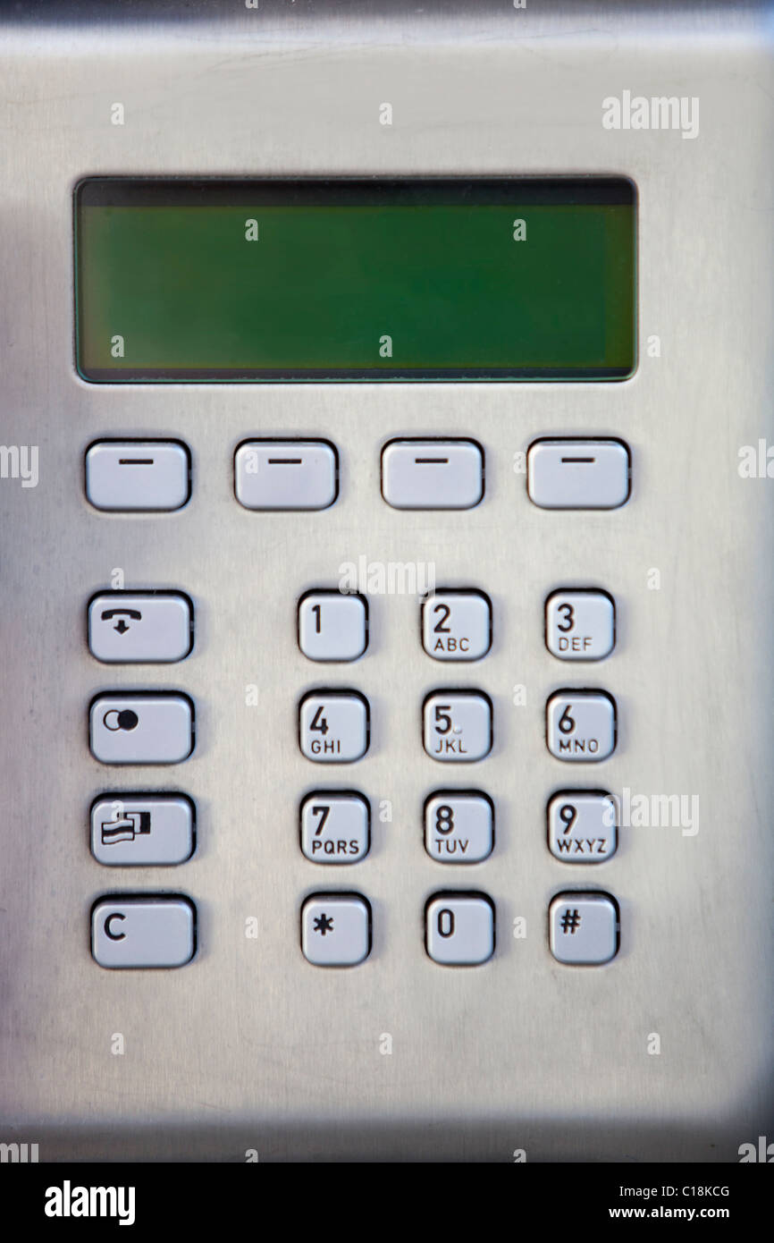 Telefono pubblico Foto Stock