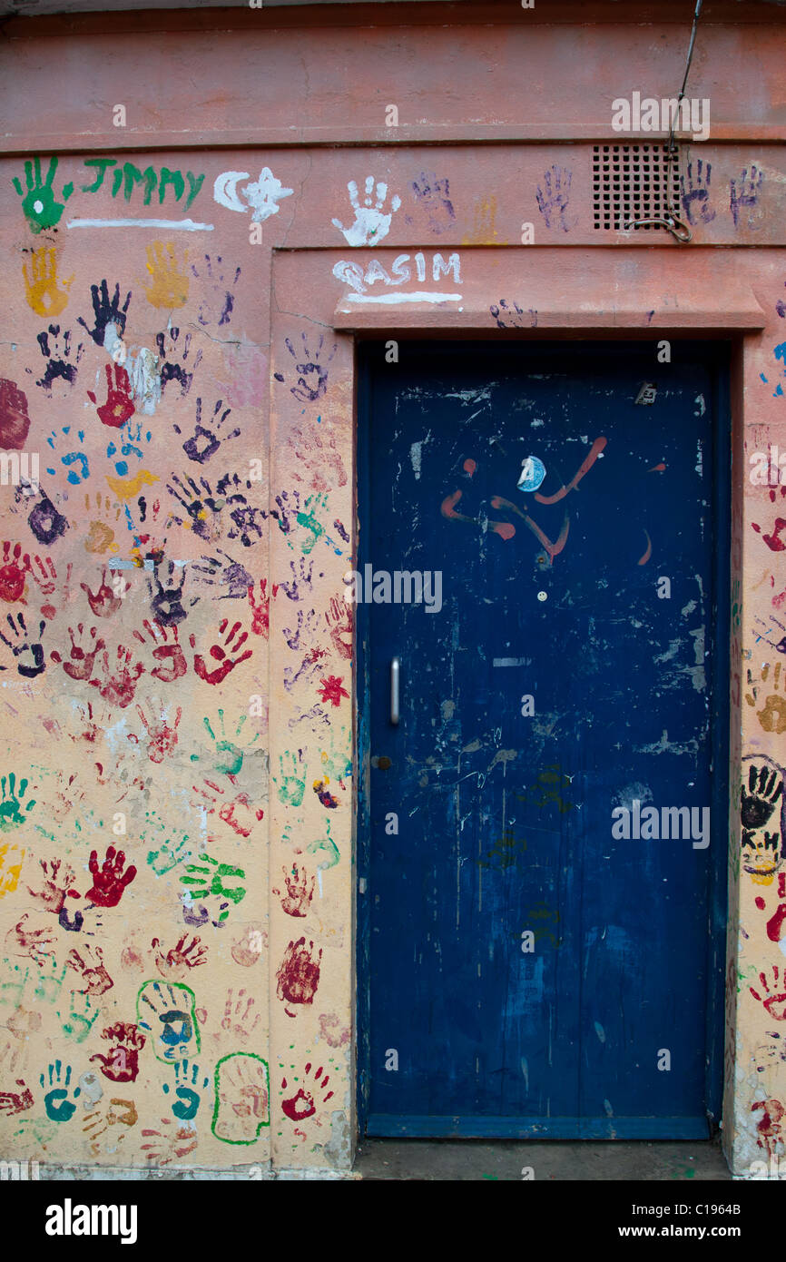 Graffiti di mano Foto Stock