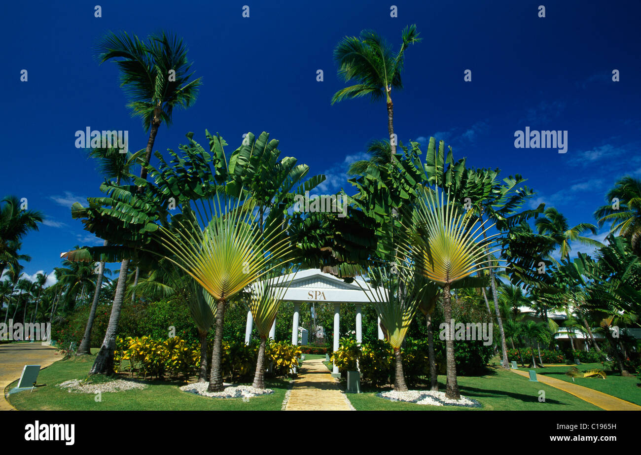 Melia Caribe Tropical Hotel in Playa Bavaro, Punta Cana, Repubblica Dominicana, dei Caraibi Foto Stock